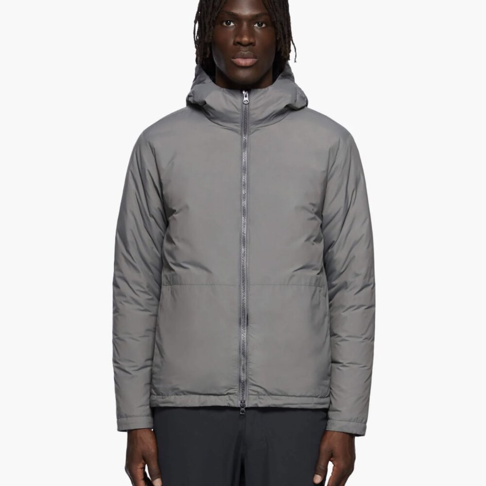 QUARTZ CO TOM Lightweight Hooded Down Jacket - Small